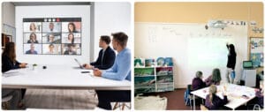 Turning Classroom and Office Walls into Projection Surfaces
