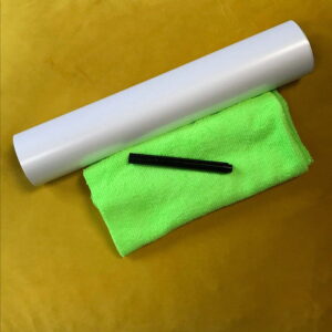 Self adhesive whiteboard film low sheen large 24×12 sample