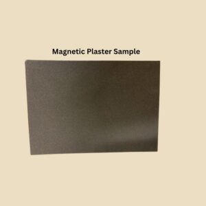 Magnetic plaster sample