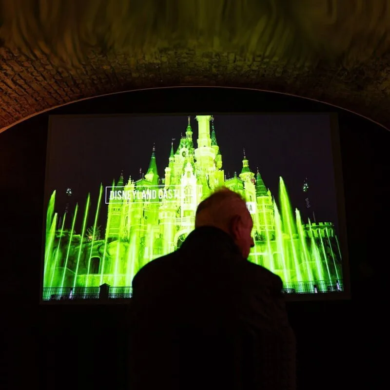 Silver Screen Paint at EPIC Museum for 3d projection