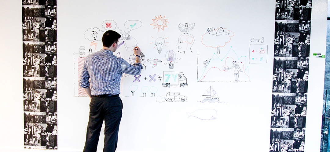 Whiteboard paint, trinety science gallery